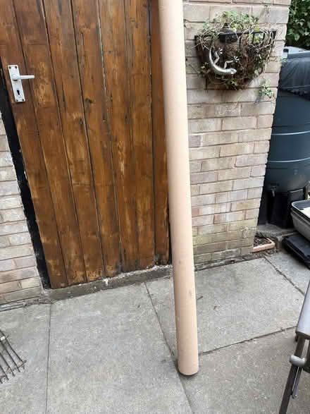 Photo of free 2 metre card board tube with end caps (Quinton B32) #1