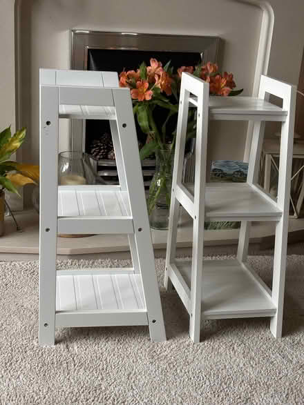 Photo of free Small white shelves (Fawdon NE3) #1