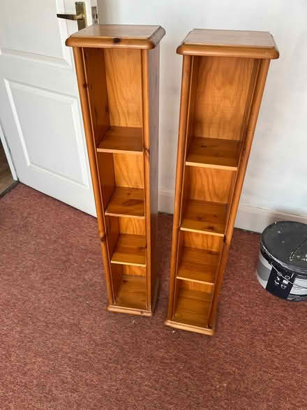 Photo of free 2 DVD/cd wooden storage units (Hillingdon UB10) #1