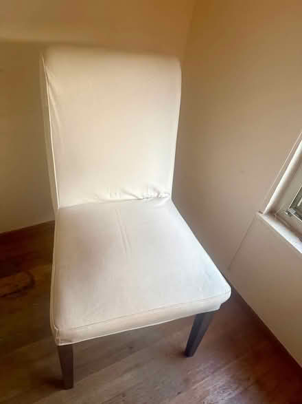 Photo of free Four matching elegant, white chairs (Near the Cupertino Library) #2