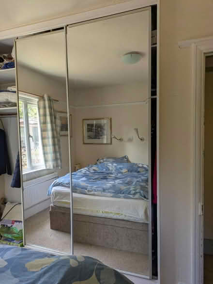 Photo of free 2 wardrobe mirror doors (Silverton EX5) #1