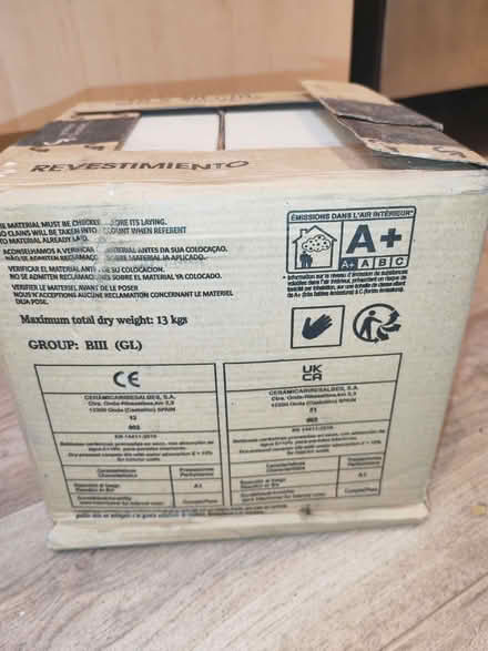Photo of free Ceramic Wall Tiles 6 square metres of new white tiles (Bromley Cross BL7) #3