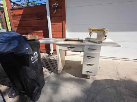 Photo of free sewing cabinet and machine (west San Jose) #2
