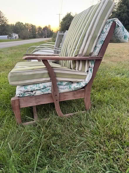 Photo of free Wooden Chair with Cushions (Cicero/Bridgeport) #2