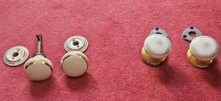 Photo of free Two pairs ceramic mortice door knobs (Stanford in the Vale SN7) #1