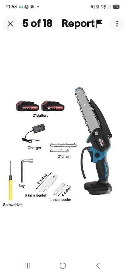 Photo of free Chain saw. (Thamesmead SE28) #3