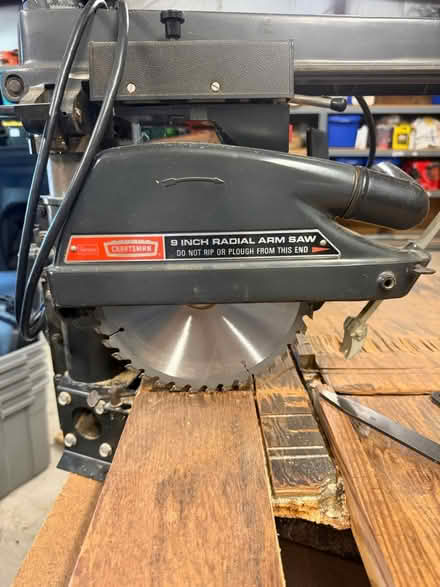 Photo of free Craftsman 9” radial arm saw (Snohomish) #1