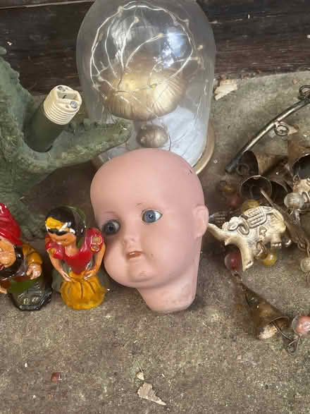 Photo of free Box of collectibles and elephant wind chime (Lancing BN15) #2