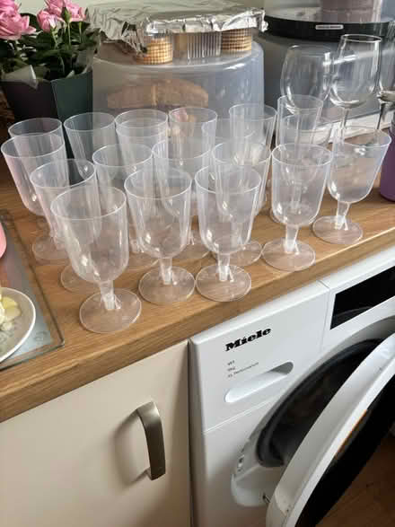 Photo of free Plastic wine glasses (Stroud GL5) #1