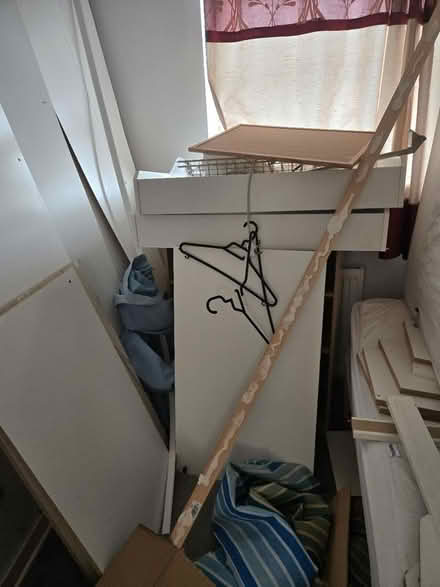 Photo of free 2 white IKEA dismantled wardrobes (Cc47ba CV4) #1