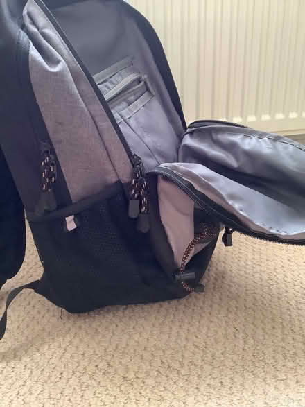 Photo of free Grey backpack (with broken zip) (Wallingford) #2