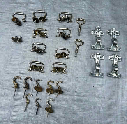 Photo of free Drawer handles, Curtain hooks, Hinges. (Croxteth L12) #1