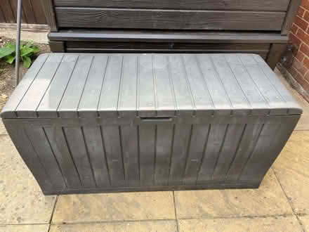 Photo of free Plastic garden storage box (West Watford WD18) #1