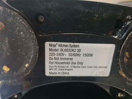 Photo of free Ninja Blender/ Liquidiser (Burley LS4) #4