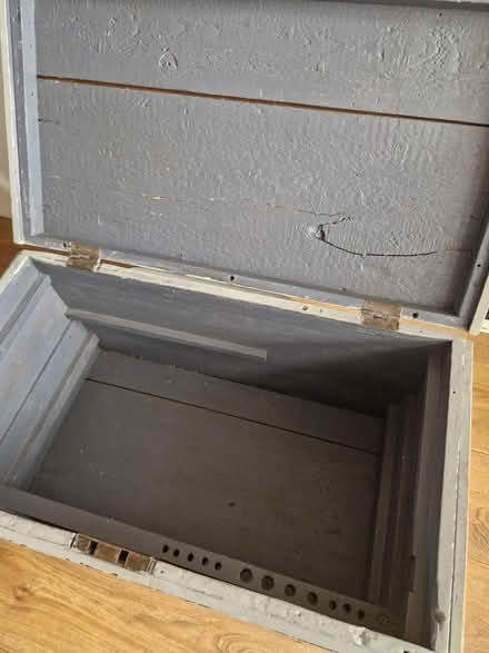 Photo of free Old wooden storage chest (Wethersfield village CM7) #2