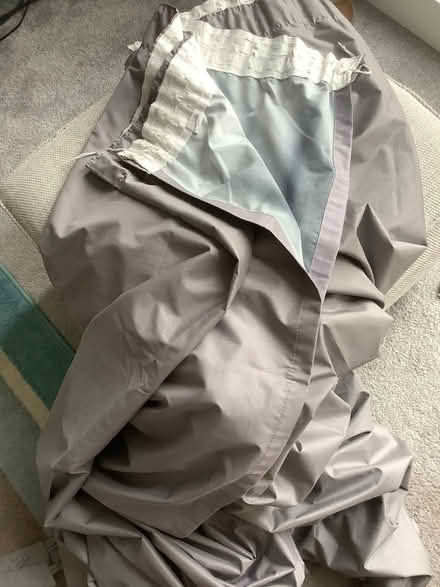 Photo of free Large grey curtains (Childwall L16) #2