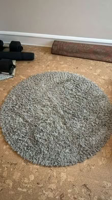 Photo of free Round Grey/Brown Rug from Ikea (Willesden Green NW10) #1
