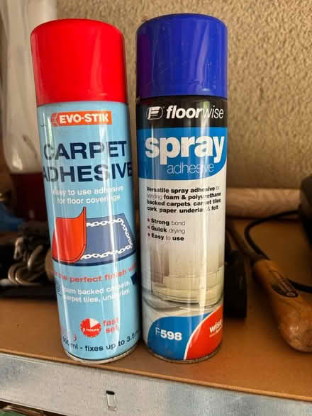 Photo of free Carpet adhesive (Rodborough GL5) #1