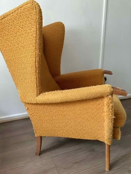 Photo of free Yellow armchair (Splott CF24) #2