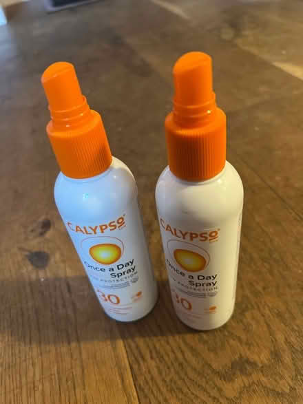Photo of free 2 Bottles Calypso Sun Protection. Hardly Used. (Southsea PO4) #1