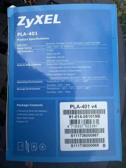 Photo of free Powerline Adapter (Bathwick BA2) #2