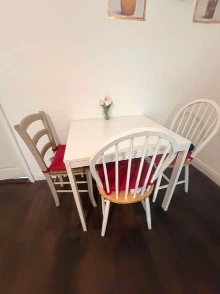 Photo of free Dining Table & Chairs, Bean Bag, Coffee Table (Barkerend BD3) #1