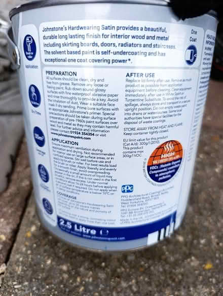 Photo of free Satin paint (Dovercourt CO12) #2