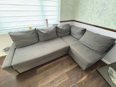 Photo of free Grey corner sofa (Hampden Park BN22) #1