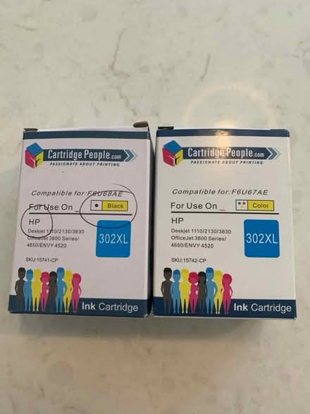 Photo of free HP compatible printer cartridges (Baslow DE45) #4
