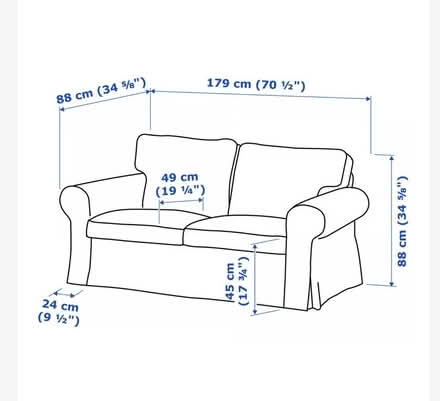 Photo of free IKEA Ektorp 2 seater sofa (Woburn Sands MK17) #2
