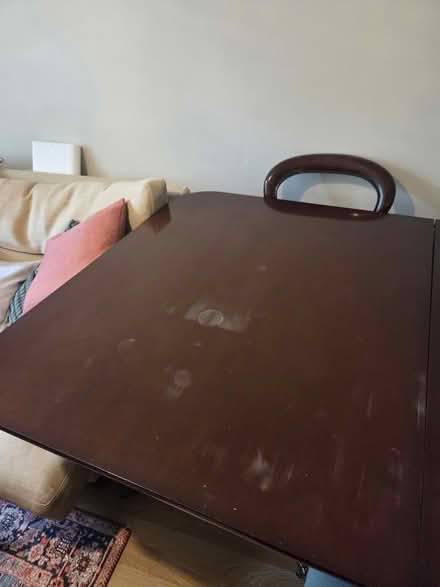 Photo of free Large Mahogany Dining Table (Hackney Road E2) #1