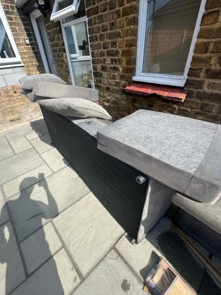 Photo of free Grey L Shape Sofa (Higham ME3) #2