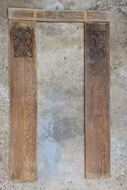 Photo of free Carved oak pieces from old wardrobe. (Bowerham LA1) #1