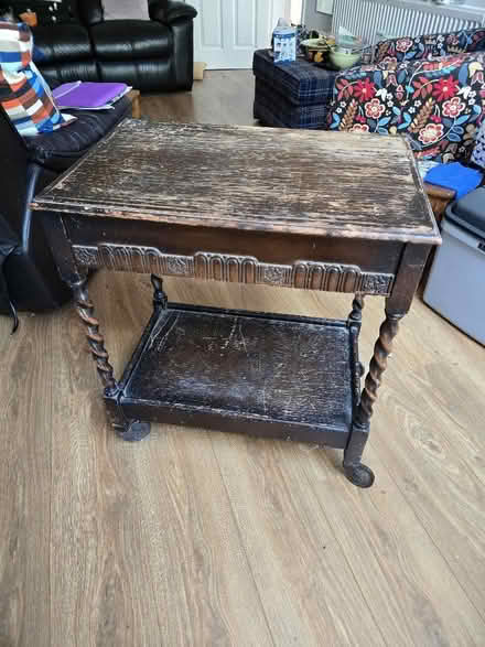 Photo of free Wooden trolley (Brandwood End B14) #1