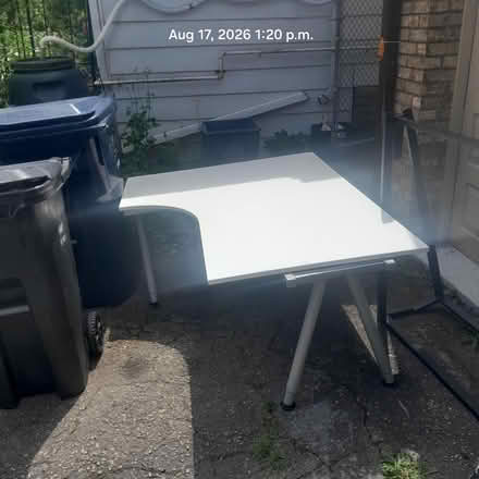 Photo of free Large white desk (22 Thirty Eighth Street, Etob) #1