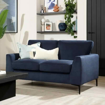 Photo of free Blue 2 seater sofa (Hampden Park BN22) #1