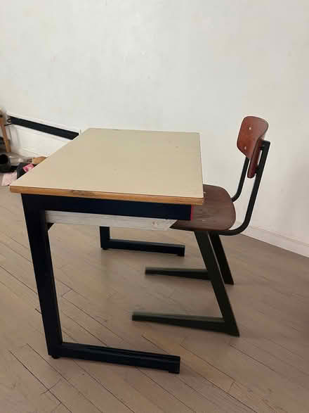 Photo of free Kids desk and matching chair (Highland Park) #3