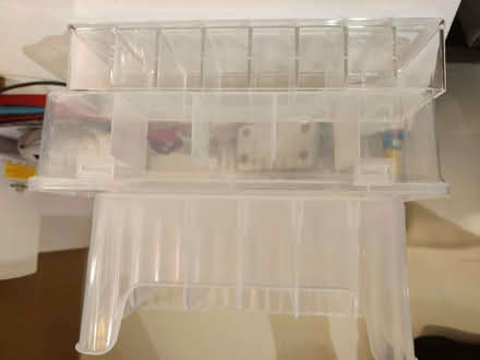 Photo of free 3 x Clear Plastic Storage Organisers (White City W12) #1
