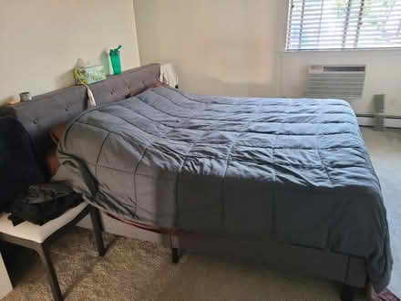 Photo of free King-sized bed w/mattress and frame (Kew Gardens) #1