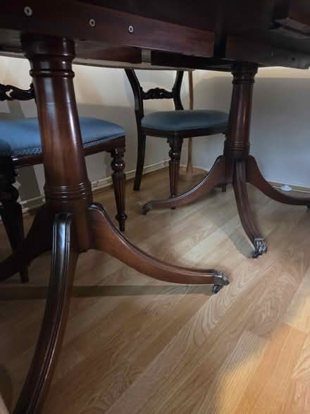 Photo of free Large Mahogany Dining Table (Hackney Road E2) #2