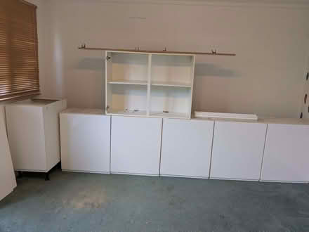 Photo of free IKEA Kitchen top cupboards 60cm gloss white (De Parys MK40) #1