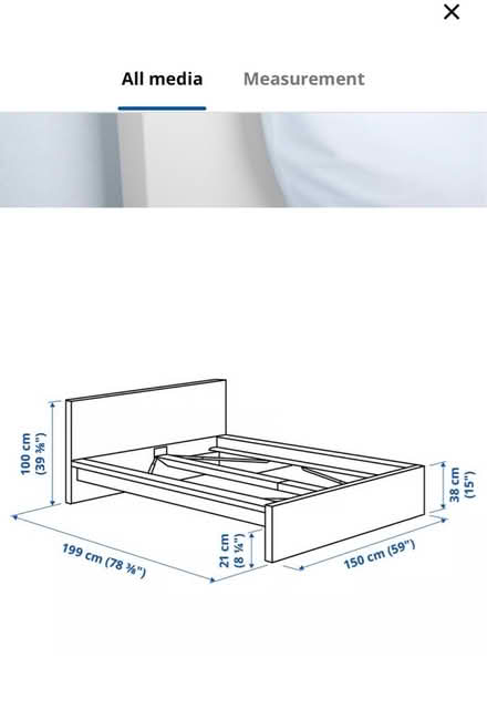 Photo of free IKEA malm double bed (Bromley BR1) #2