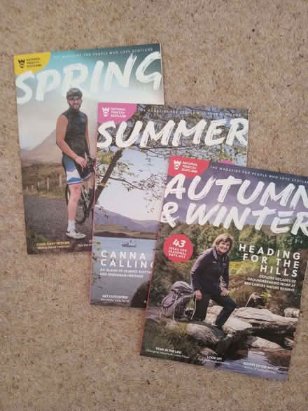 Photo of free Three unread National Trust for Scotland magazines from 2025 (Elvaston Meadows DE72) #1