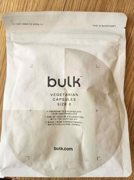 Photo of free Bulk Vegetarian capsules size 0 (Church RG2) #1