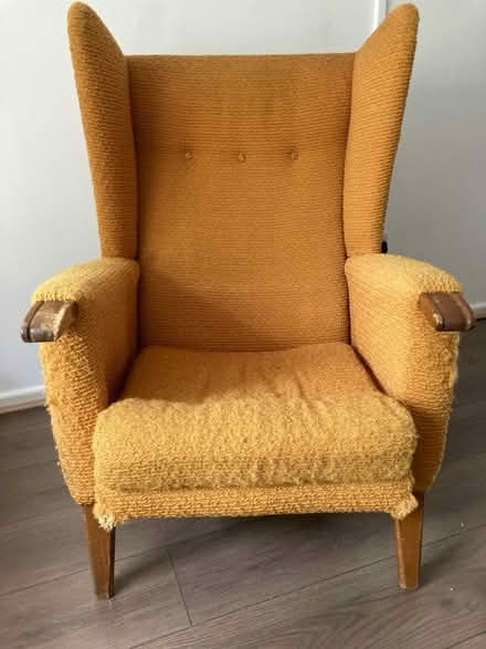Photo of free Yellow armchair (Splott CF24) #1
