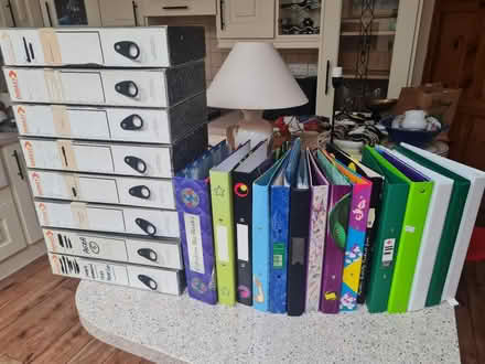 Photo of free A4 ring binders and box files (Renmore) #1