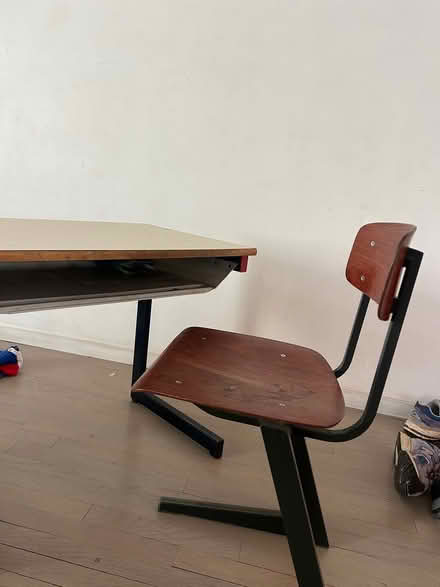 Photo of free Kids desk and matching chair (Highland Park) #2
