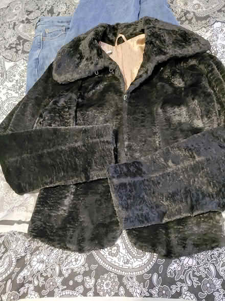 Photo of free Faux black jacket (Blackburn) #1