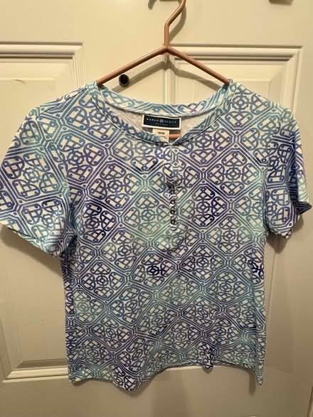 Photo of free Karen Scott Petite medium blue top (L5L 5P5) #1
