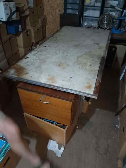 Photo of free Large table with integral storage (Emscote Mill CV34) #3